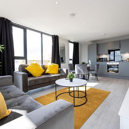 Contemporary 3 Bedrooms Apartment Manchester City Exterior foto